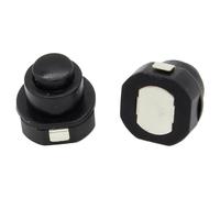 10PCS Flashlight Torch Part Round Push Button Switch Black DC 30V 1A 10mm x 10mm (D*H)