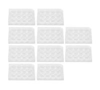 10pcs Flat Bottom Tissue Culture Plate with Lid, Polystyrene Cell Culture Plate, Highly Transparent Uniform Thickness Culture Plate for Biology Room, Laboratory and Science (12 Holes)