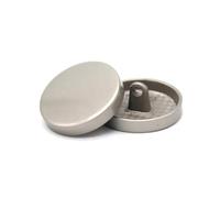 10Pcs Flat Gold Metal Round Buttons, Suitable for Pants, Shirts and DIY Clothing Handmade Sewing Accessories,12mm