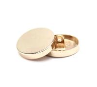 10Pcs Flat Gold Metal Round Buttons, Suitable for Pants, Shirts and DIY Clothing Handmade Sewing Accessories,23mm