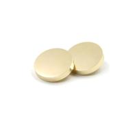 10Pcs Flat Metal Buttons Gold Black Silver, Shirt Outerwear Sewing Accessories,Color 1,20mm