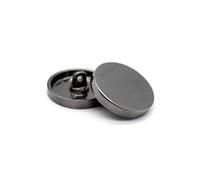 10Pcs Flat Metal Buttons Gold Black Silver, Shirt Outerwear Sewing Accessories,Color 2,10mm
