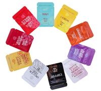 10Pcs Flavoured Air Inhaler, Flavoured Inner Filter, Breathing Necklace with Resistance for Adults Stress Anxiety Relief, Variety of Flavors to Choose