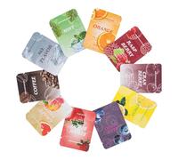 10Pcs Flavoured Inner Filter, Flavoured Air Inhaler, Breathing Necklace with Resistance for Adults Stress Anxiety Relief, Variety of Flavors to Choose