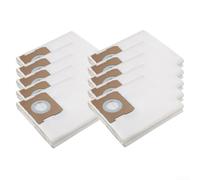 10pcs Fleece Filter Bags Replacement, Fleece Filter Bag for Karcher WD1 Compact Battery Replaces 2.863-297.0, Vacuum Cleaner Fleece Filter Bag