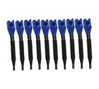 10PCS Flexible Draining Tool Snap Funnel Set, Wide Mouth Spill-Free Refueling Funnel, Retractable Auto Fuel Funn-el Petrol, Pour Oil Tool for Car, Motorcycle, Petrol (Blue)