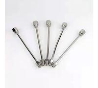 10Pcs Flexible Nozzle Extensions,3/16",1/8" Thread，Brass Mist Rod for Nozzles Bendable Copper Extended Pole,Outdoor Misting System 1/8 40cm/(15.7In)