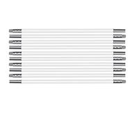 10pcs Flexible Nylon Rods for Chimney Brush, 41cm Nylon Rods Set, Can Reach Up to 4m