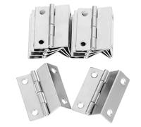 10pcs Flip Hinge Heavy Duty Cabinet Flat Drawer Folding Right Angle Hinges Wood Kitchen Closet Door Metal Load Bearing