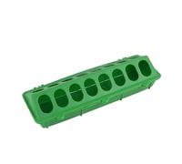 10PCS Flip Top Poultry Feeder, Plastic Chicken Feeder, No No Waste Small Quail for Chickens, Pigeons, Parrots, Quail, Birds and More (Red) 47