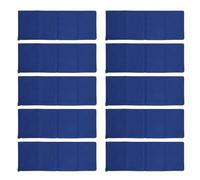 10pcs Flood Sandbags, Reusable Flood Prevention Bags, 600D Polyester Flood Barrier for House Door Window Garage Basement (Dark Blue)