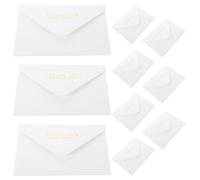 10pcs Floral Embossed Gold Foil Invitation Envelopes | Elegant Classic Style, Subtle Shimmer Finish, Suitable for Stylish Gatherings and Dinner Parties