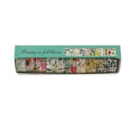 10Pcs Flower Decorative Tape Scrapbooking Tape Aesthetic Masking for Scrapbooking Journal Photo Album Wrapping Adhesive