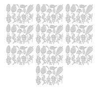 10Pcs Flower Leaf Cutting Dies Animal Die Cut Christmas Cut Stencils for Scrapbooking Photo Album Planner Carbon Steel