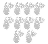 10Pcs Flower Leaf Cutting Dies Animal Die Cut Christmas Cut Stencils for Scrapbooking Photo Album Planner Carbon Steel