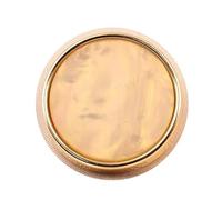 10pcs Flower Pattern Resin Buttons, Sewing Buttons for Women‘s Coat, Suit and Cardigan,Antique Copper,25mm