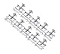 10Pcs Flows Control Clamp Set for Laboratory and Scientific Experiments, Adjustable Swivels Screw Compressor Hose Clamp Lab Tubing Clamp Lab Hose Clamp