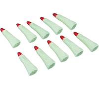 10Pcs Fluorescent + Red Halloween Cosplay Makeup,Realistic Scary Halloween Decorations 10Pcs Glow in The Dark Zombie Witch Fake Finger Nails Set Halloween Party Prop Dress-Up Toy Makeup