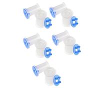 10Pcs Fly Tying Bobbin Spools Gear Standard Thread Spool for Fishing Outdoor with Cap 3cmx2.6cm, 3x2.6cm