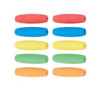 10Pcs Foam Handle Sleeves Non-Slip Foam Grip Tubing Spoon, Utensil Grip Enhancers for Elderly, Toothbrush, Cutlery, Eating Utensils, Kitchen Tools, Pencil, Crochet, 9 X 2.5 Cm