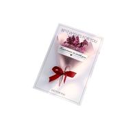 10pcs Folding Dried Flower Greeting Cards - Everlasting Flower Bouquet for Various Occasions(Color C)