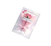 10pcs Folding Dried Flower Greeting Cards - Everlasting Flower Bouquet for Various Occasions(Color G)