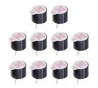 10PCS FONGKNOX Buzzer DC 3V Electronic Buzzer Active Buzzer Alarm Electromagnetic Beeper Magnetic Long Continous Beep Tone Alarm Ringer Red