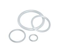 10pcs Food Grade White Silicone Sealing O-ring, Inner Diameter 68mm, Outer Diameter 72mm, Cross Section 2mm, High Temperature Resistant Waterproof Gasket, 68x2mm