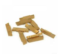 10pcs for CNC Carbide Inserts Turning Tools for Lathe Machining, 40 Types Indexable Cutter with Box, Compatible with Steel Cast Iron Aluminum(MGMN300-M)