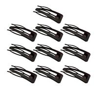 10pcs For Hairpins Duck Bill Hairpin Rust-proof Metal Hairpin With Holes For Curly Hair Partition Clip Hair Making Salon Supplies