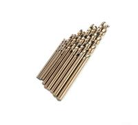 10pcs for HSS M35 Cobalt Drill Bit Set 0.5mm to 3mm for Stainless Steel, High Tensile Metals, Heat Resistant Alloy, 135° Split Point Tip, Compatible with Handheld and Stationary Drills
