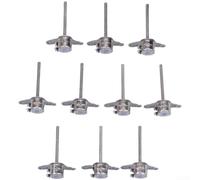 10PCS for mini Stepper Motor 6mm Rod Linear Actuator 4-Wire Two-Phase for Optical Device Adjustment CNC Machine 22x15mm