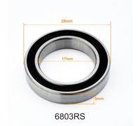 10pcs For RS Thin Deep Groove Ball Bearings 6801 6802 6803 6804 6805 6806 for Small Motor and Equipment (6803RS)