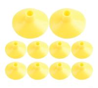 10pcs for Suction Cup Arrows for Practice Archery Target Games Soft Tips Arrow Secure Rubber Bow Shooting Kids in Garden or Home (Yellow)