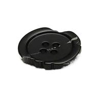 10pcs Four-Eye Resin Buttons 18mm 21mm 25mm, Black, 25 mm 10Pcs