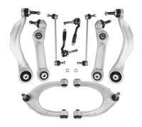 10Pcs Front Control Arm & Ball Joint Assembly Sway Bar Link Replacement for 6 Series F13 Mazonda