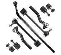 10PCS Front Rear Suspension Kit with Ball Joint Fit for Jeep Wrangler 2007-2017, Wrangler JK 2018