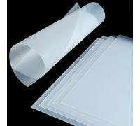 10Pcs Frosted PP Plastic Sheet 100×100mm 0.3-2mm Polypropylene Craft Panels Matte Semi-transparent Display Plates For DIY Stencils Signage Model Making Templates Protective Covers(100 * 100 * 1mm)