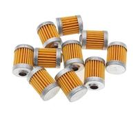 10pcs Fuel Filter Element For Reusable Washable Petrol Gas Motorcycle Bike ATV Quad Go Kart Buggy Snowmobile Oil Filter