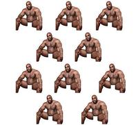 10pcs Funny Barry Wood Light Switch Sticker Decals, Waterproof Vinyl Prank Joking Wall Stickers for Living Room, Car, Laptop Skins, Skateboard, Computer, Tumblers, Phone, Bumper (10Pcs)