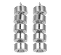 10pcs G Metal Calibration Mass Set with Hanger, Chrome Plated Iron