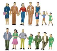 10pcs G Scale Model Train Passengers Hand Painted