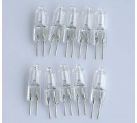 10pcs G4 JCD Bi Pin Base Halogen Spot Capsule Lamp DC 24V 10W/20W Light Bulb 2-Pin Warm White (10 X G4 24V 10W Warm White)