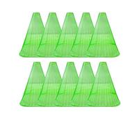 10Pcs Garden Cloche Plant Bell Cover Flower Potted Planter Tent Bell Jar Cloches Freeze Protection Plants Protector for Vegetables Greenhouse