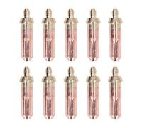 10pcs Gas Cutting Nozzle Heat High Concentricity Strong Flame Gathering Ability Welding Nozzle (1#)