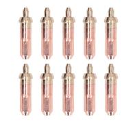 10pcs Gas Cutting Nozzle Heat High Concentricity Strong Flame Gathering Ability Welding Nozzle (2#)