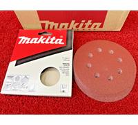 Makita P-43555 Abrasive Disc 125 Punched 80G, Multi-Colour