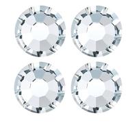 10pcs Genuine Preciosa Maxima Chaton Rose Round Flat Back Crystal Rhinestone Foil Back Crystal Clear (SS40, 8.14-8.67mm) for Nail Art Craft Jewelry Making Prm-S401