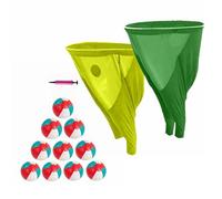 10PCS Giant Granny Pants Toss Game with Balls, Outdoor Yard Games for Adults & Families, Funny Party Games for Birthday BBQ Camping and Tailgate (Random)