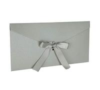 10pcs Gift Card Envelopes with Ribbon Coloured Rectangle Present Envelope Boxes Bow Textured Kraft Greeting Card Envelopes Retro Wedding Party Handmade Invitation for Birthday Wedding Festival Card